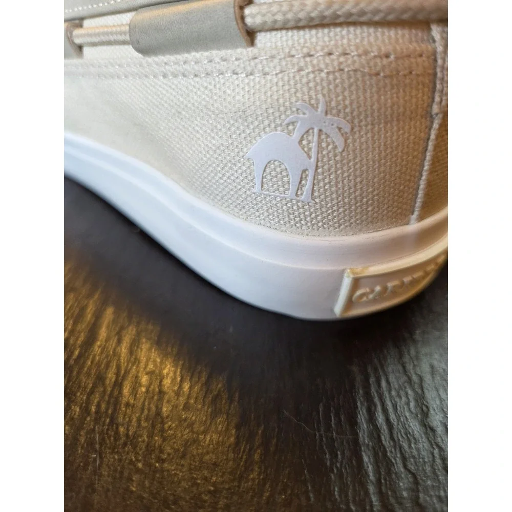 Caribbean Joe Men's Ryan Slip On Boat Sneaker Loafers Ivory Mesh Size 9 NEW!